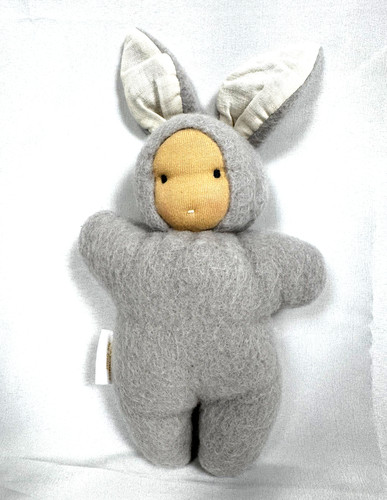 Bambola stile waldorf bunny - bambola,