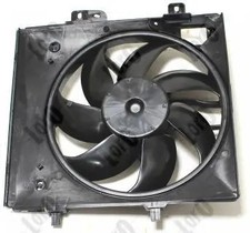 Ventola radiatore 009-014-0007 ABAKUS per CITROËN DS3 C3 I C2 C3 II C3 Pluriel