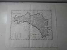 Antique map engraving map map
