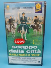 VHS film SCAPPO DALLA CITTA' LA VITA L'AMORE E LE VACCHE penta pepite