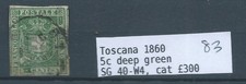 TOSCANA 1860 5c DEEP GREEN