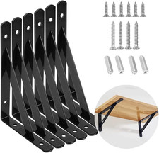 6 Pezzi Staffa per Mensola