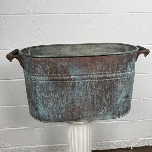 Antico lavabo caldaia rame - in,