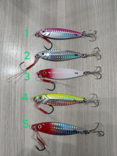 Metal jig spoon - metal,