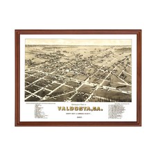 Vecchia Mappa di Valdosta, GA