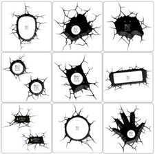 Adesivo da parete crepa di