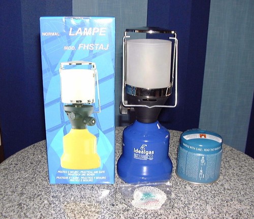 Lampada campeggio metallo - lampada,
