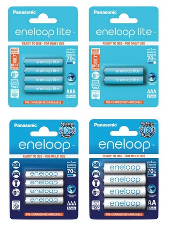 Panasonic eneloop batterie aaa - panasonic,
