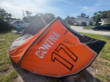 Aquilone Cabrinha Contra 3 Puntoni 2021 Sapientemente Riparato 17m - Arancione/Nero