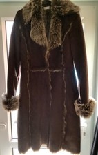 Cappotto in finto shearling