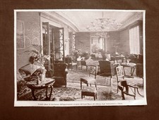Roma nel 1927 Albergo degli Ambasciatori Salone dell'appartamento per Lord Mayor