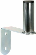 Staffa a muro 10x13 cm zincata sagomata ad S antenne wifi cpe access point 