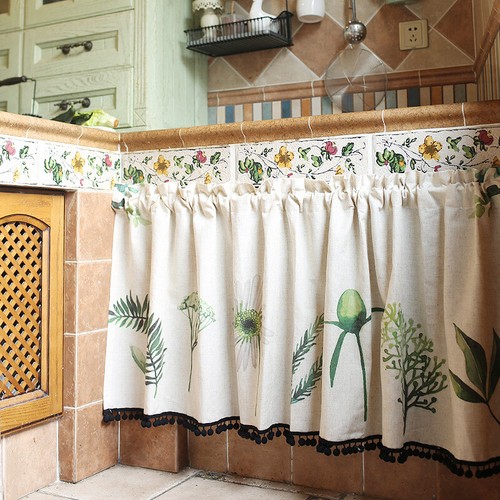 Nuova mezza tenda - boho, cucina