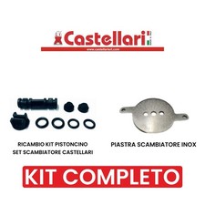 Kit Ricambio completo SCAMBIATORE  Abbacchiatore Olivance Castellari PN PNXT VER