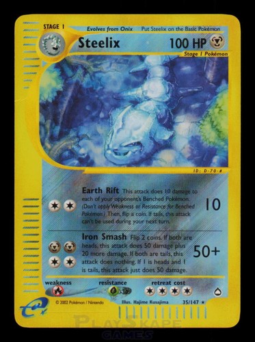 Pokemon card steelix 147 - card, 35/147