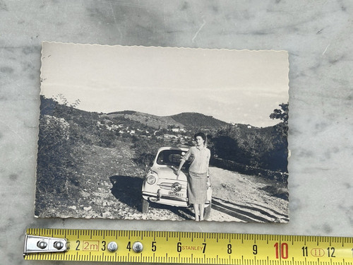 Fiat 600 con autista ritratto - 600,