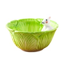  Contenitore portaoggetti in ceramica per bambini, stile coniglio pasquale,