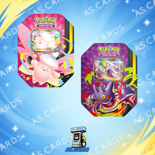 Pokemon tin collezione mega - -,