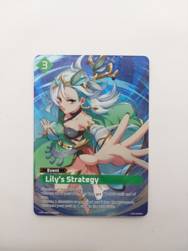 Lily strategy ebp01 - lily's, osr