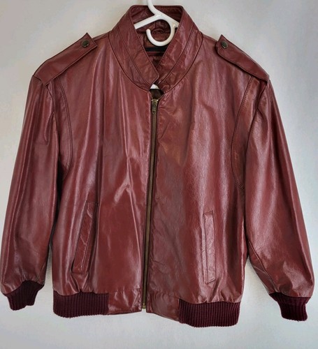 Vintage bomber pelle - bomber, in