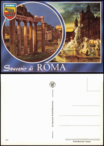 Cartoline roma vedute - cartoline, di
