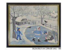 QUADRO NAIF VINTAGE FIRMATO