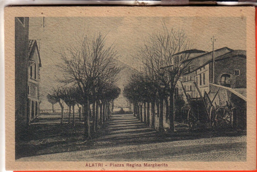 Postcard alatri travelled - alatri,