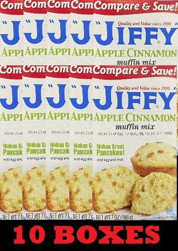 10x jiffy muffin mela cannella - 10x,