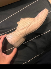 scarpe donna mocassino Bata. Color beige di camoscio. Num 37. Usate poche volte