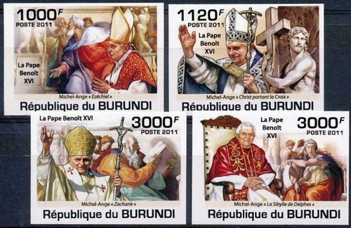 Burundi 2011 mnh imperf - imperf,, 4v