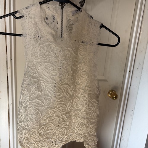 Top pizzo ricamato - in, (m)