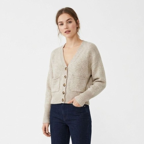 Zara soft knit button front - knit, button-front