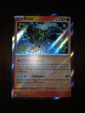 Carte Pokemon ENTEI 112/091 Ita Rara Holo Baby Shiny Set Destino di Paldea PAF
