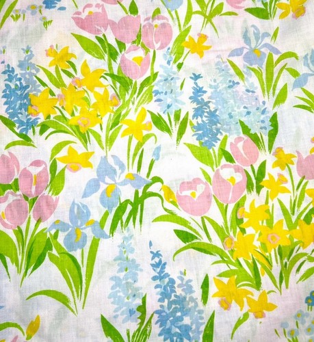 Lenzuolo piatto regina vintage