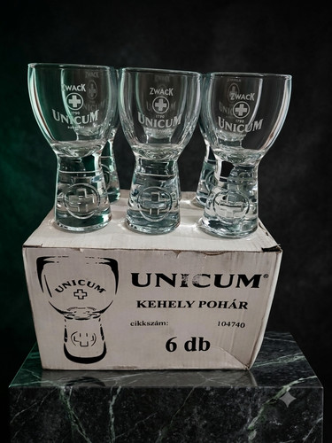 Amaro unicum set - amaro, bicchieri