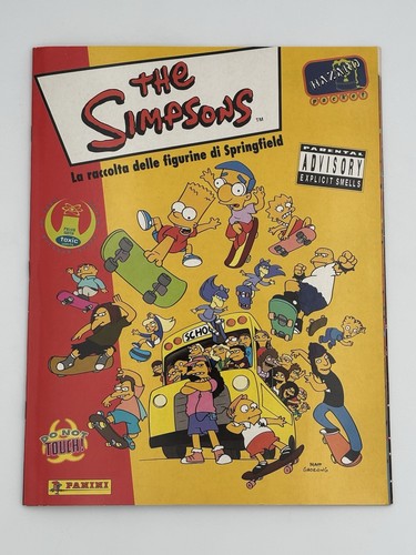 The simpsons panini 1999 album - simpsons,