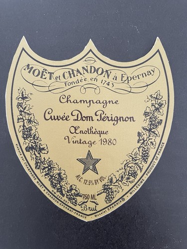 Une étiquette champagne - étiquette, de