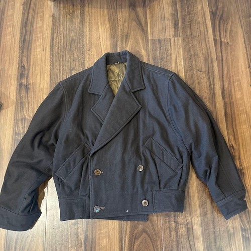 Giacca lana marrone vintage