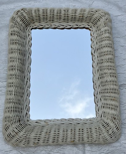 Specchio parete rattan - specchio, da