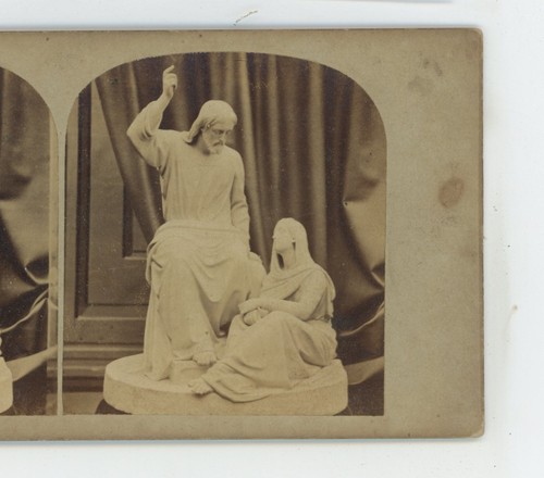 Christ mary sculpture - &,