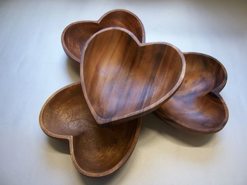 Piatto legno cuore acacia - piatto,