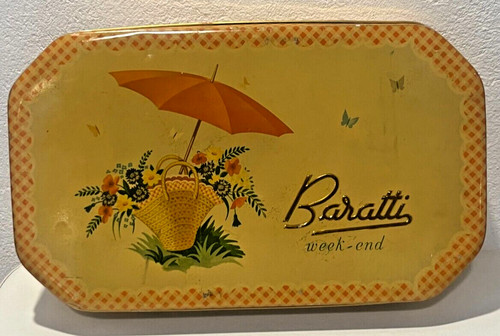 Scatola latta vintage - 1950s,