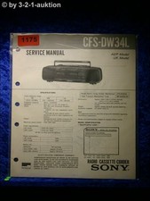 Manuale Di Servizio Sony CFS