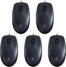 5 PEZZI LOGITECH MOUSE OTTICO