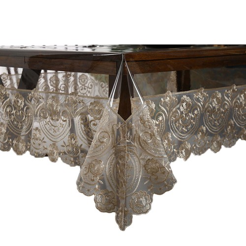Tovaglia con bordo pizzo - in,