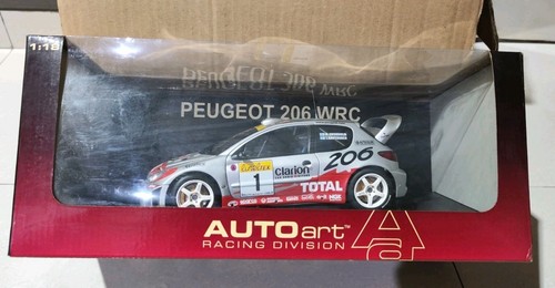 Autoart peugeot 206 wrc - 1/18,
