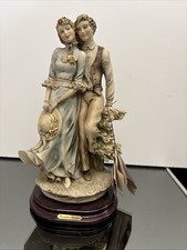 Statua Scultura Giuseppe Armani Capodimonte 1992 Florence Coppia Innamorata
