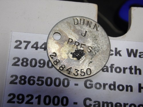 Ww2 relic dogtag identity - ww2,