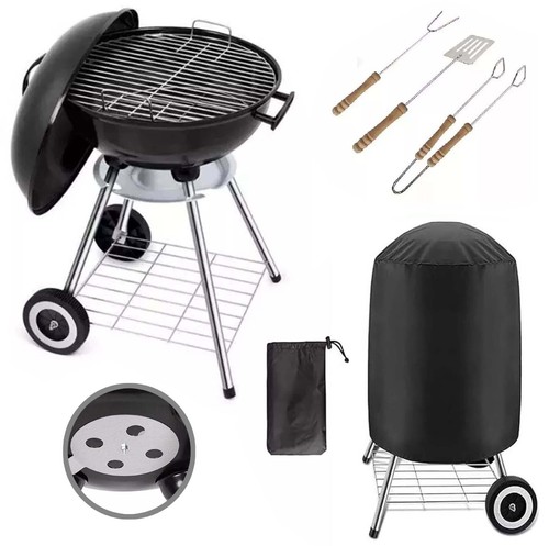43cm round kettle bbq charcoal - bbq,
