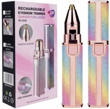 Kit Epilatore Donna 2in1 Facciale Depilatore Sopracciglia Viso Baffetto Usb cir